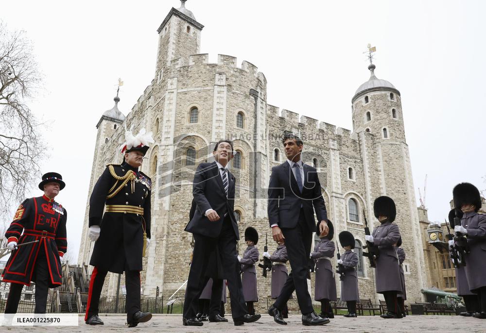 Japan PM Kishida in London