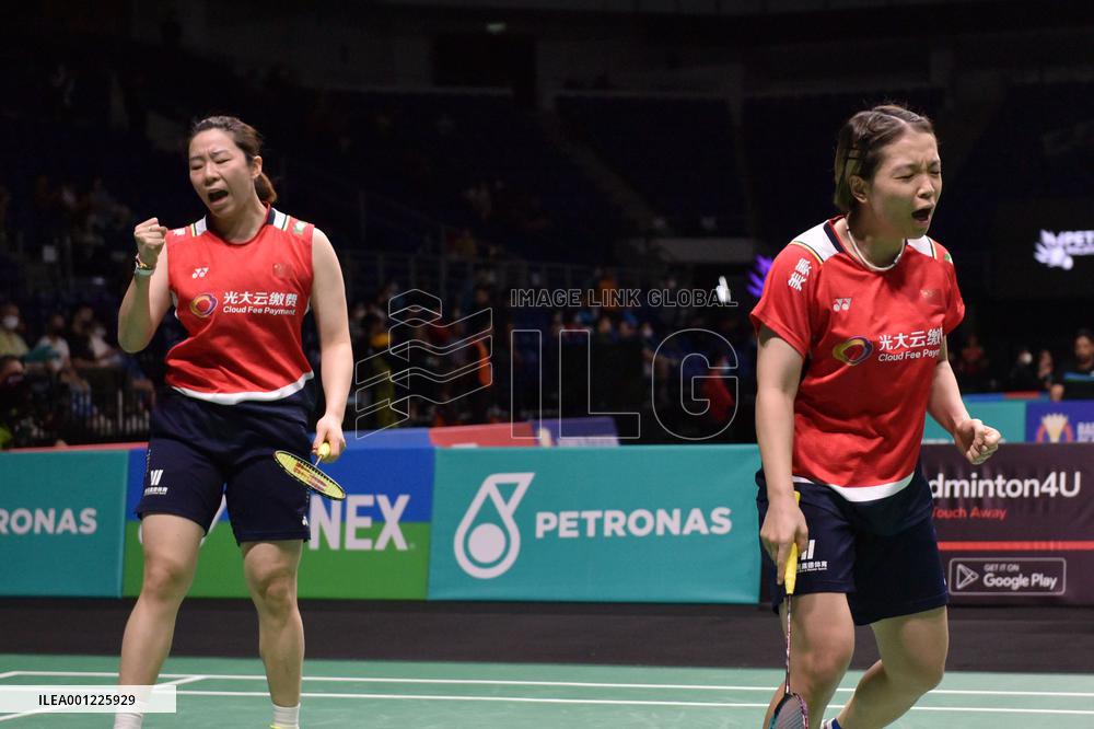 (SP)MALAYSIA-KUALA LUMPUR-BADMINTON-MALAYSIA OPEN-WOMEN'S DOUBLES