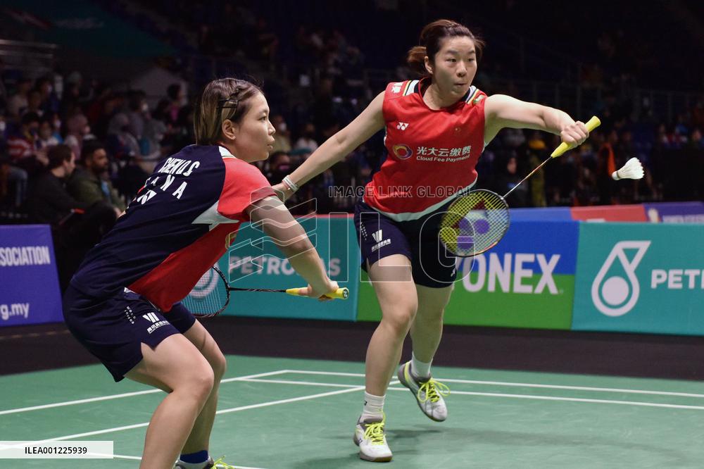 (SP)MALAYSIA-KUALA LUMPUR-BADMINTON-MALAYSIA OPEN-WOMEN'S DOUBLES