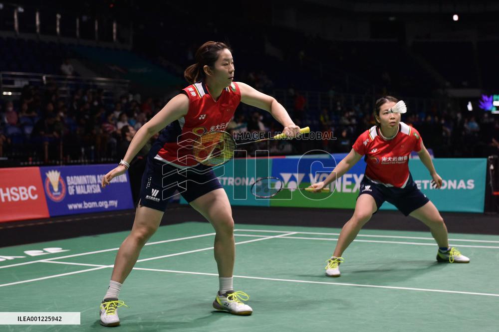 (SP)MALAYSIA-KUALA LUMPUR-BADMINTON-MALAYSIA OPEN-WOMEN'S DOUBLES