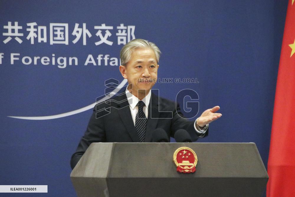 Chinese Foreign Ministry spokesman Wang