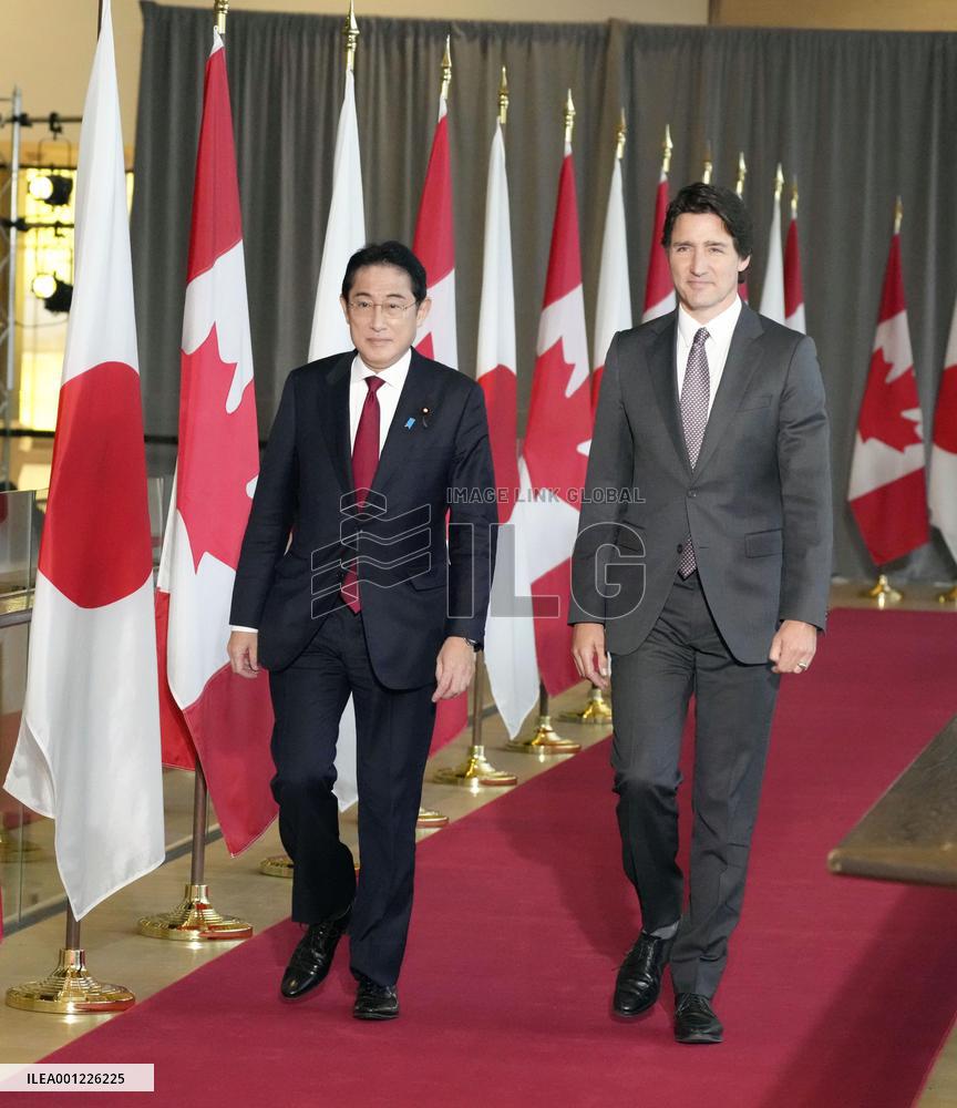 Japan-Canada summit in Ottawa