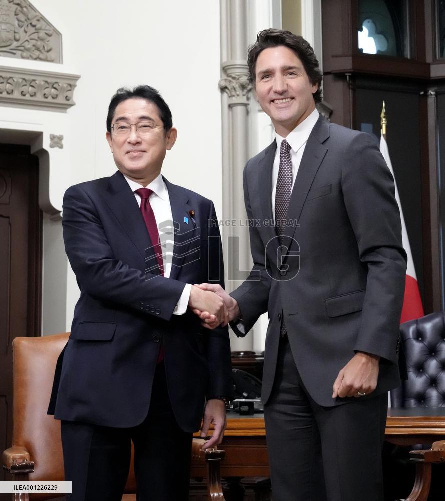 Japan-Canada summit in Ottawa
