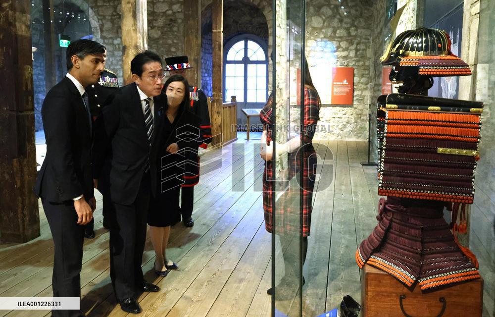 Japan PM Kishida in London