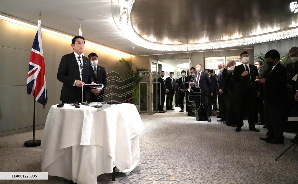 Japan PM Kishida in London
