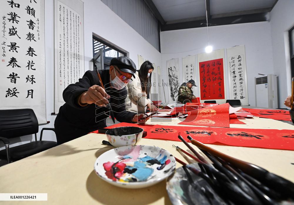 CHINA-SHANXI-YUNCHENG-SPRING FESTIVAL-COUPLETS (CN)