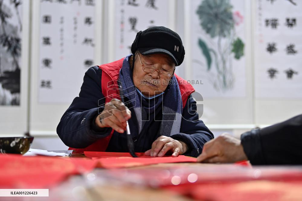 CHINA-SHANXI-YUNCHENG-SPRING FESTIVAL-COUPLETS (CN)