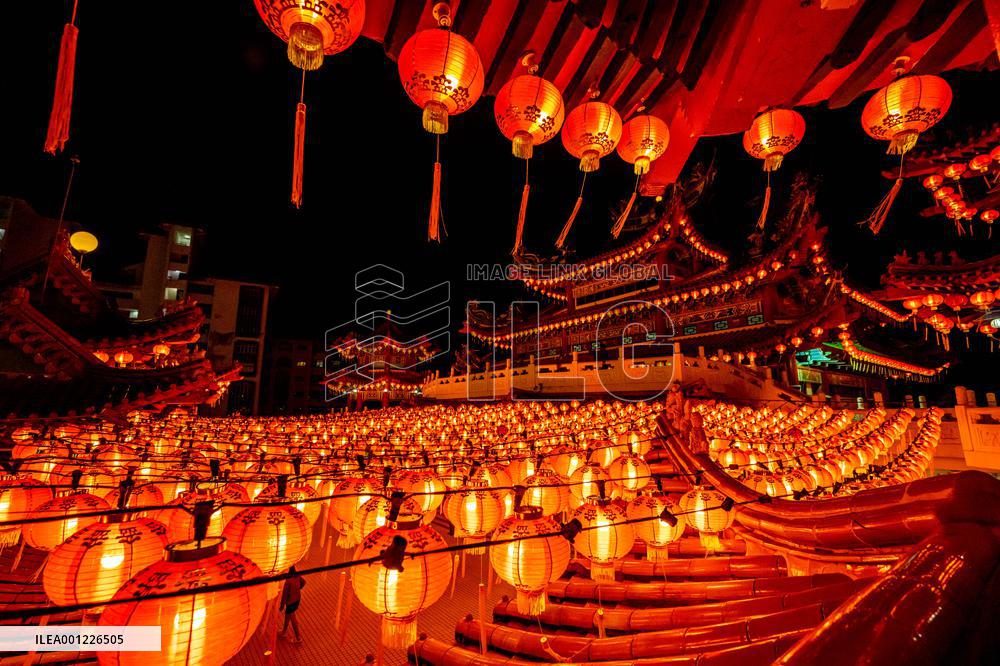 MALAYSIA-KUALA LUMPUR-CHINESE LUNAR NEW YEAR-LANTERNS