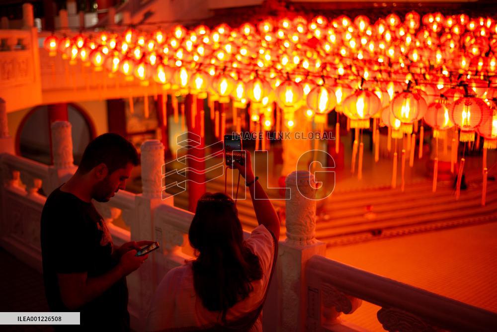 MALAYSIA-KUALA LUMPUR-CHINESE LUNAR NEW YEAR-LANTERNS