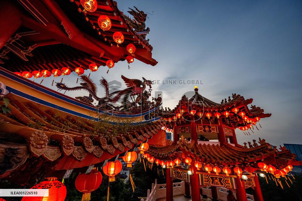 MALAYSIA-KUALA LUMPUR-CHINESE LUNAR NEW YEAR-LANTERNS