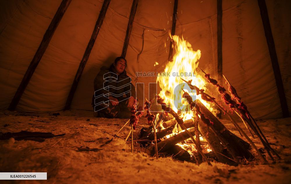 CHINA-INNER MONGOLIA-EWENKI ETHNIC GROUP-REINDEER HERDER-LIFE (CN)