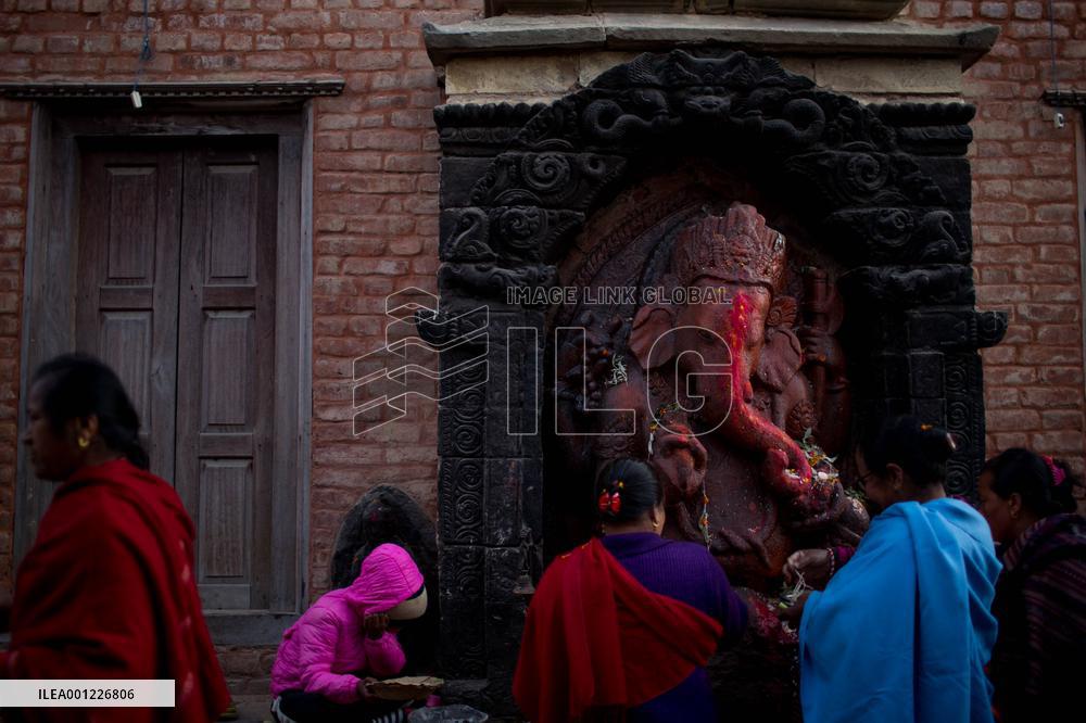 NEPAL-BHAKTAPUR-MADHAV NARAYAN FESTIVAL