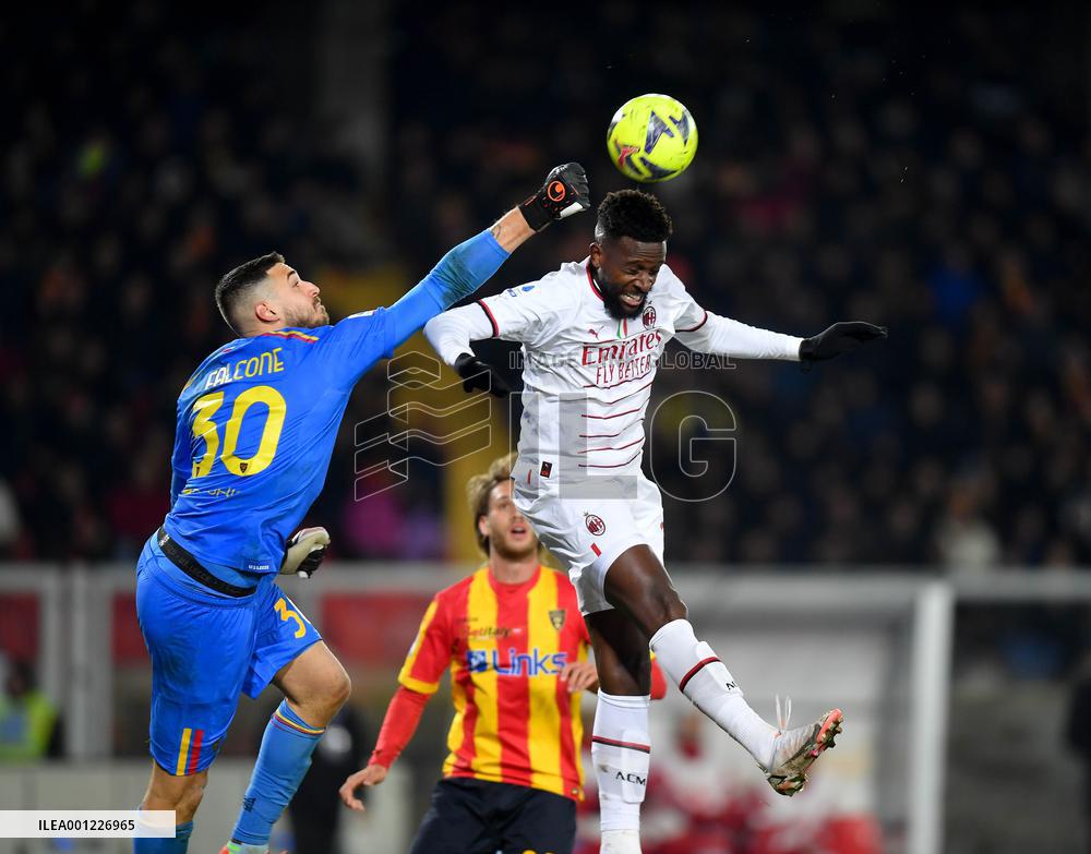 (SP)ITALY-LECCE-FOOTBALL-SERIE A-AC MILAN VS LECCE