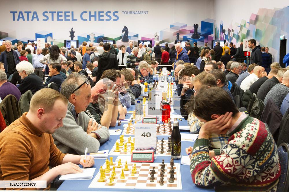 (SP)NETHERLANDS-WIJK AAN ZEE-CHESS TOURNAMENT
