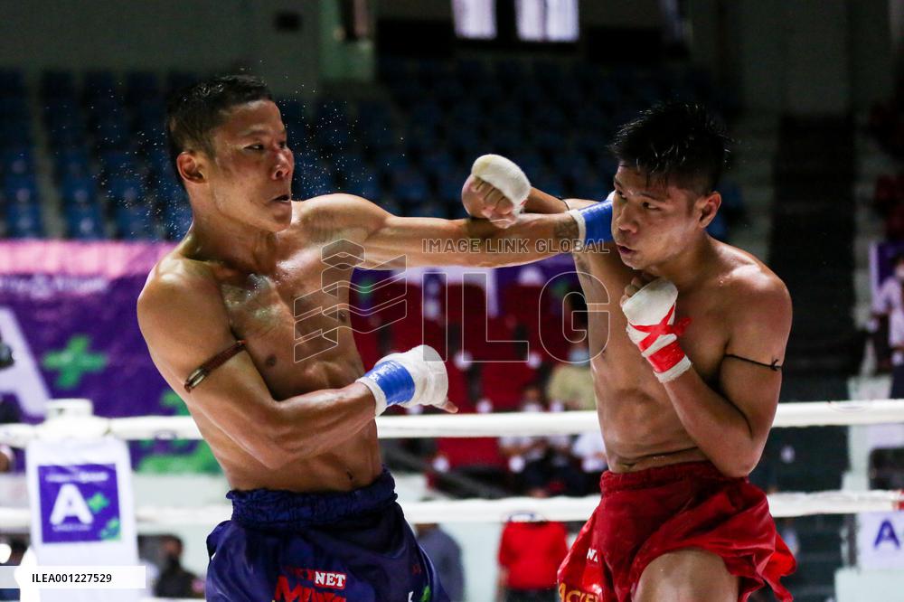(SP)MYANMAR-YANGON-TRADITIONAL BOXING COMPETITION