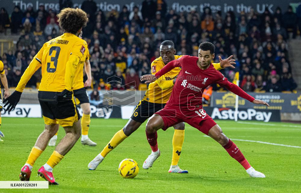 (SP)BRITAIN-WOLVERHAMPTON-FOOTBALL-FA CUP-WOLVERHAMPTON VS LIVERPOOL