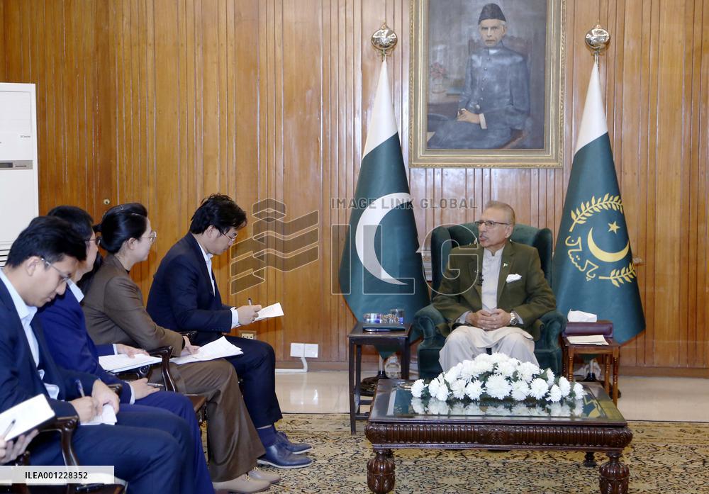 PAKISTAN-ISLAMABAD-PRESIDENT-INTERVIEW