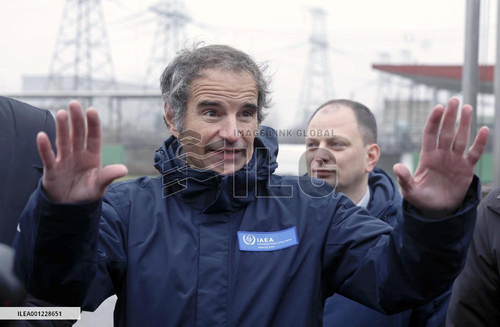 IAEA chief Grossi at Chernobyl plant