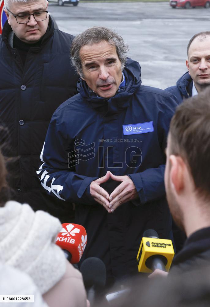 IAEA chief Grossi at Chernobyl plant