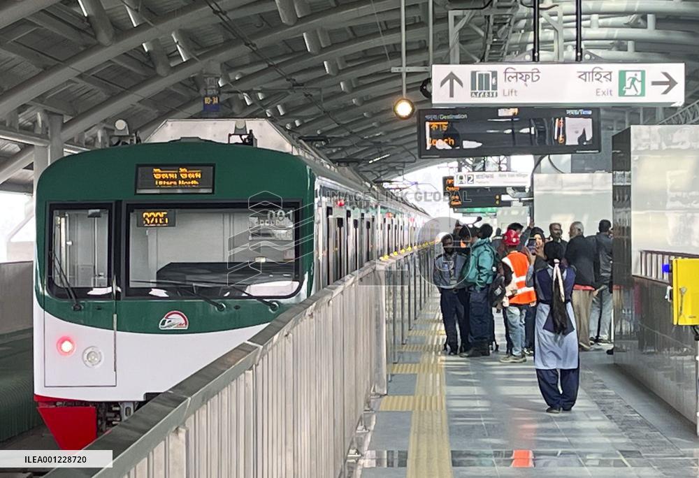 First metro line in Bangladesh capital