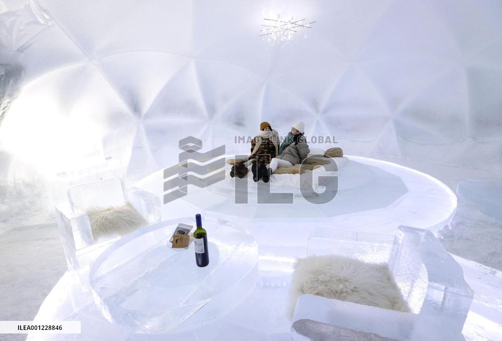 Northern Japan hotel made of ice