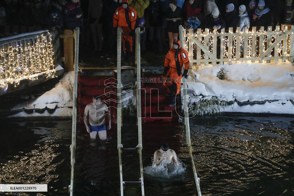 RUSSIA-MOSCOW-ORTHODOX EPIPHANY CELEBRATION