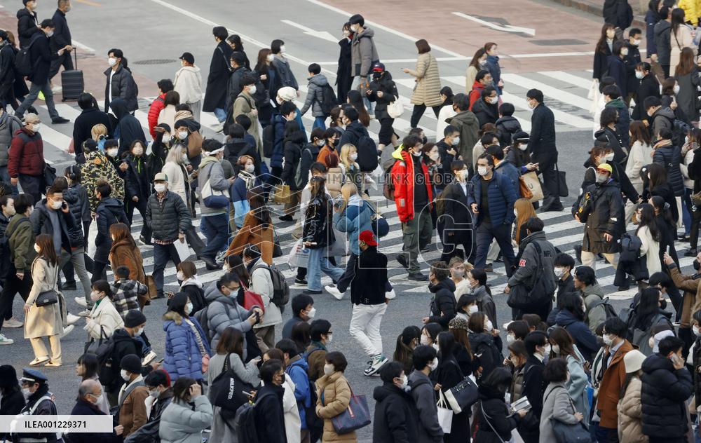 Tokyo scene amid coronavirus pandemic