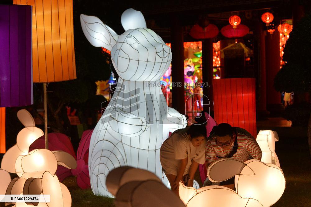THAILAND-SAMUT PRAKAN-LANTERN FESTIVAL