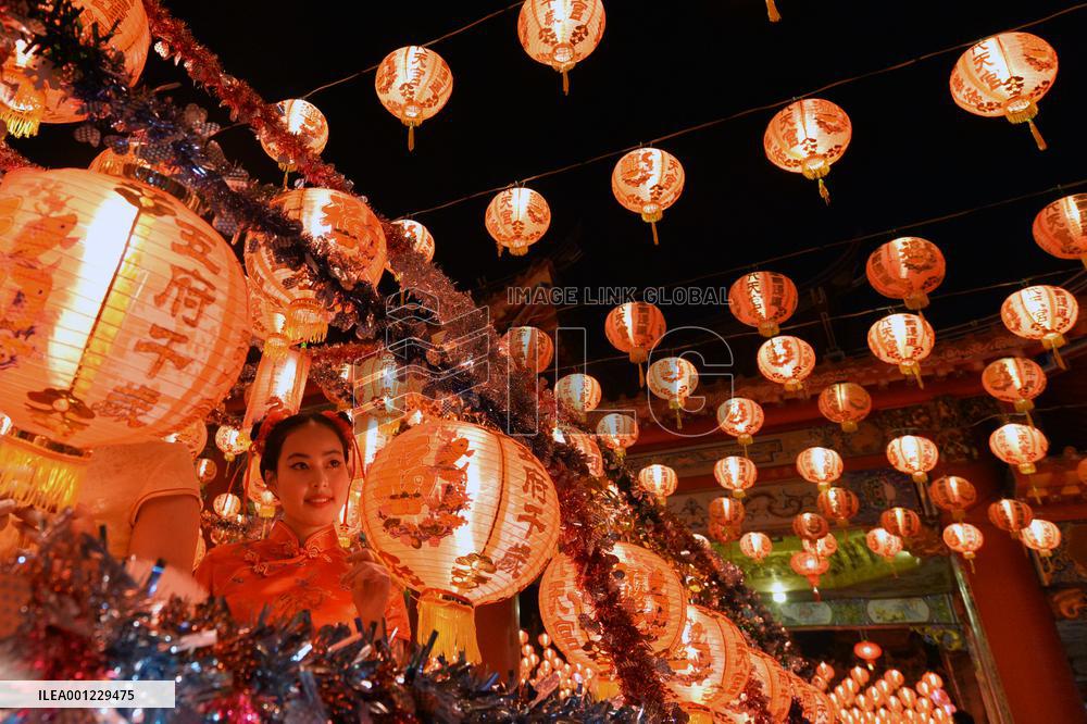 THAILAND-SAMUT PRAKAN-LANTERN FESTIVAL