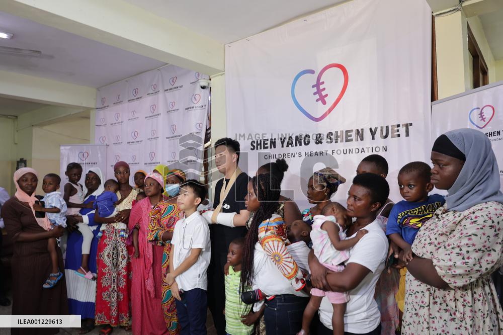 GHANA-ACCRA-CHINESE FIRM-FOUNDATION-CHILDREN'S HEART DISEASES