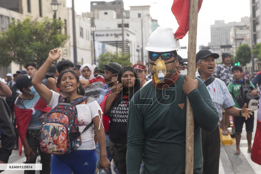 PERU-LIMA-PROTEST