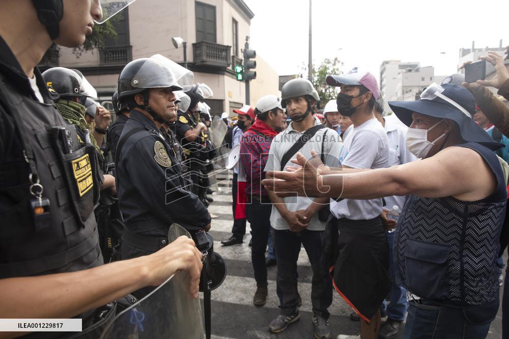 PERU-LIMA-PROTEST