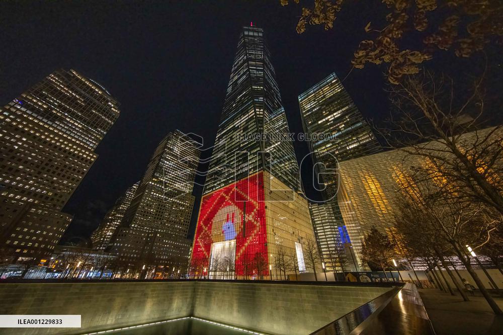 U.S.-NEW YORK-CHINESE LUNAR NEW YEAR-LIGHTING