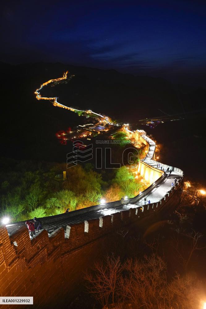 Illumination of Great Wall of China