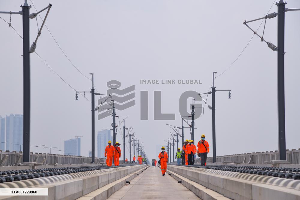 INDONESIA-JAKARTA-BANDUNG HIGH-SPEED RAILWAY-WORKERS-CHINESE NEW YEAR-CELEBRATION