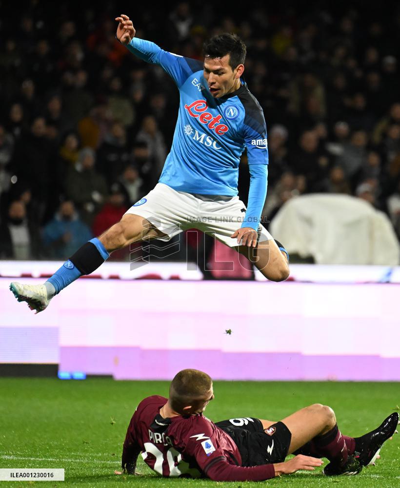 (SP)ITALY-SALERNO-FOOTBALL-SERIE A-NAPOLI VS SALERNITANA