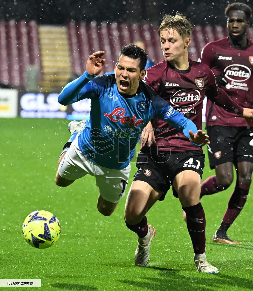 (SP)ITALY-SALERNO-FOOTBALL-SERIE A-NAPOLI VS SALERNITANA