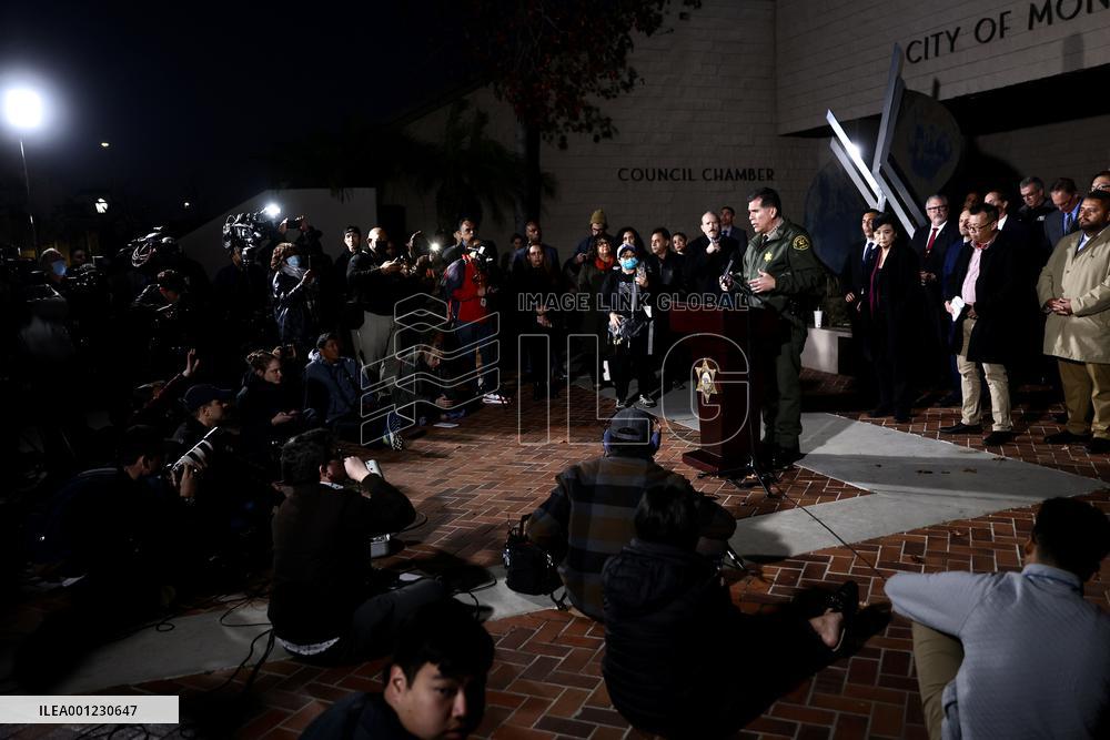 U.S.-LOS ANGELES-MONTEREY PARK-MASS SHOOTING-PRESS CONFERENCE-SUSPECT