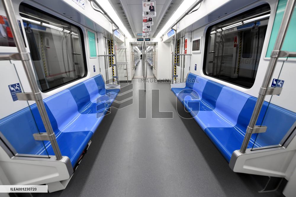 TÜRKIYE-ISTANBUL-NEW METRO LINE-CHINA-MADE-TRAINS
