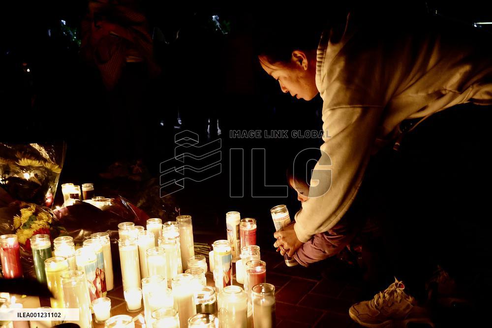 U.S.-CALIFORNIA-MONTEREY PARK-MASS SHOOTING-MEMORIAL