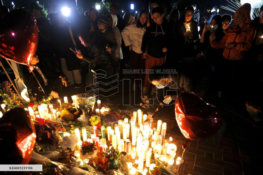 U.S.-CALIFORNIA-MONTEREY PARK-MASS SHOOTING-MEMORIAL