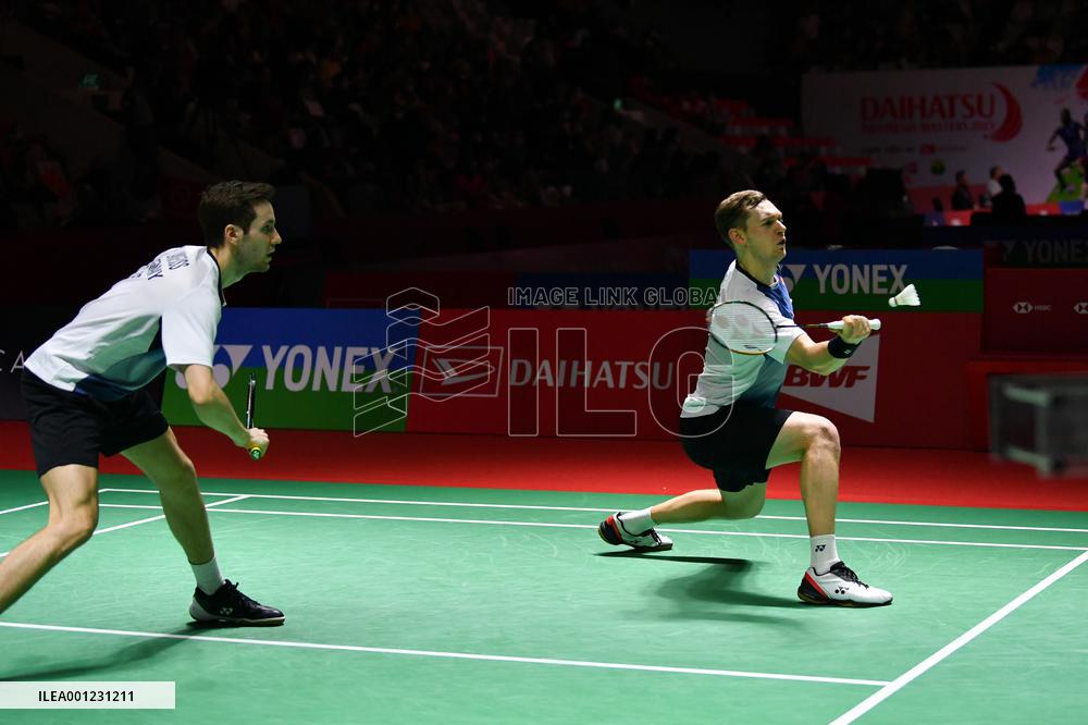 (SP)INDONESIA-JAKARTA-BADMINTON-INDONESIA MASTERS 2023-MEN'S DOUBLES