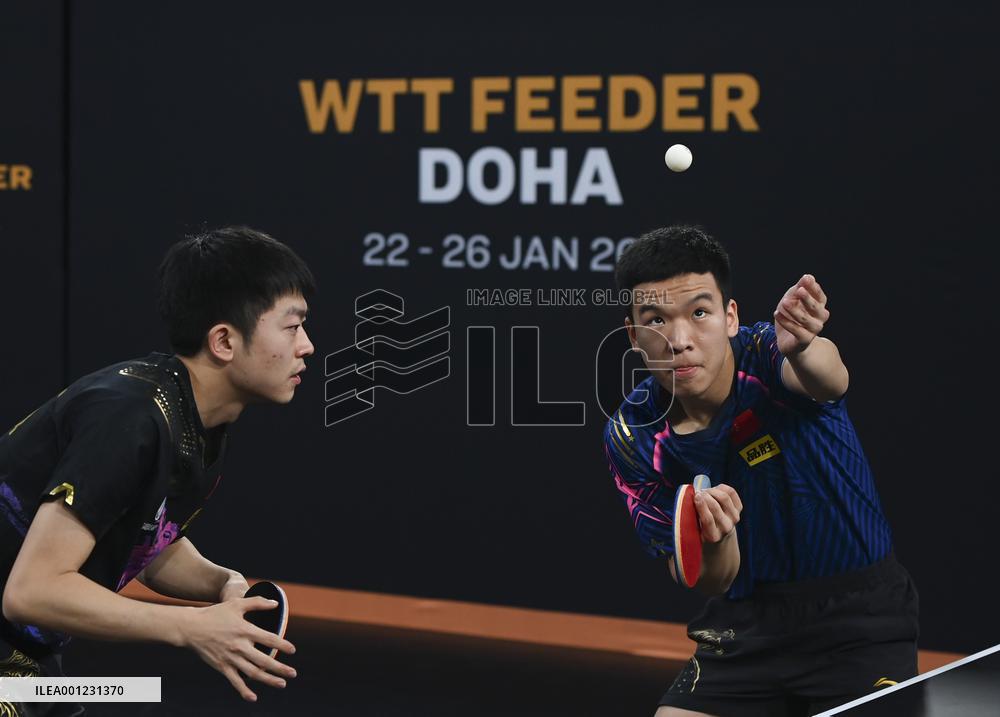 (SP)QATAR-DOHA-TABLE TENNIS-WTT FEEDER DOHA 2023-MEN'S DOUBLES-QUARTERFINALS