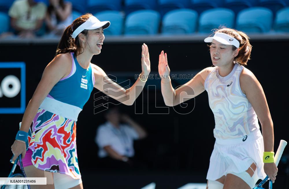 (SP)AUSTRALIA-MELBOURNE-TENNIS-AUSTRALIAN OPEN-WOMEN'S DOUBLES-QUARTERFINALS