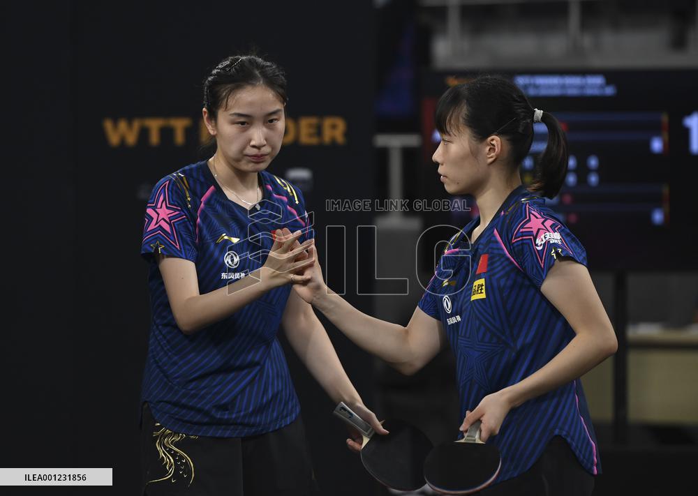 (SP)QATAR-DOHA-TABLE TENNIS-WTT FEEDER DOHA 2023-WOMEN'S DOUBLES