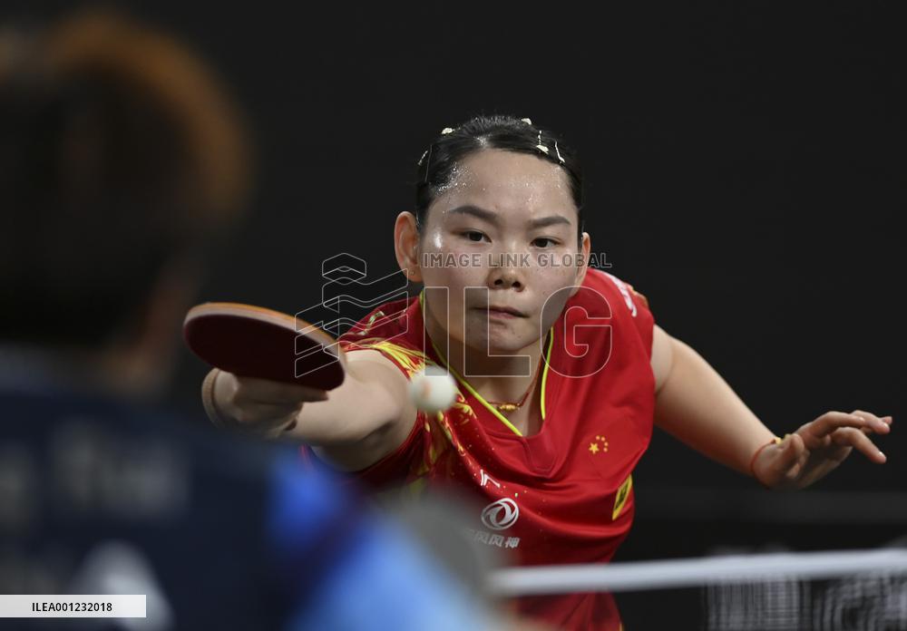 (SP)QATAR-DOHA-TABLE TENNIS-WTT FEEDER DOHA 2023-WOMEN'S SINGLES