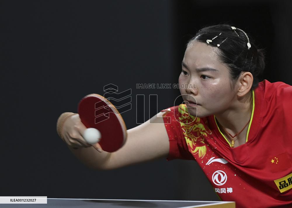 (SP)QATAR-DOHA-TABLE TENNIS-WTT FEEDER DOHA 2023-WOMEN'S SINGLES