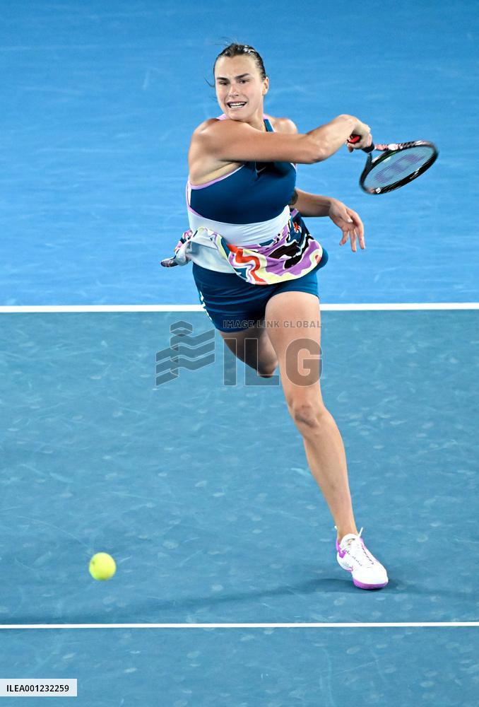(SP)AUSTRALIA-MELBOURNE-TENNIS-AUSTRALIAN OPEN-WOMEN'S SINGLES-SEMIFINAL