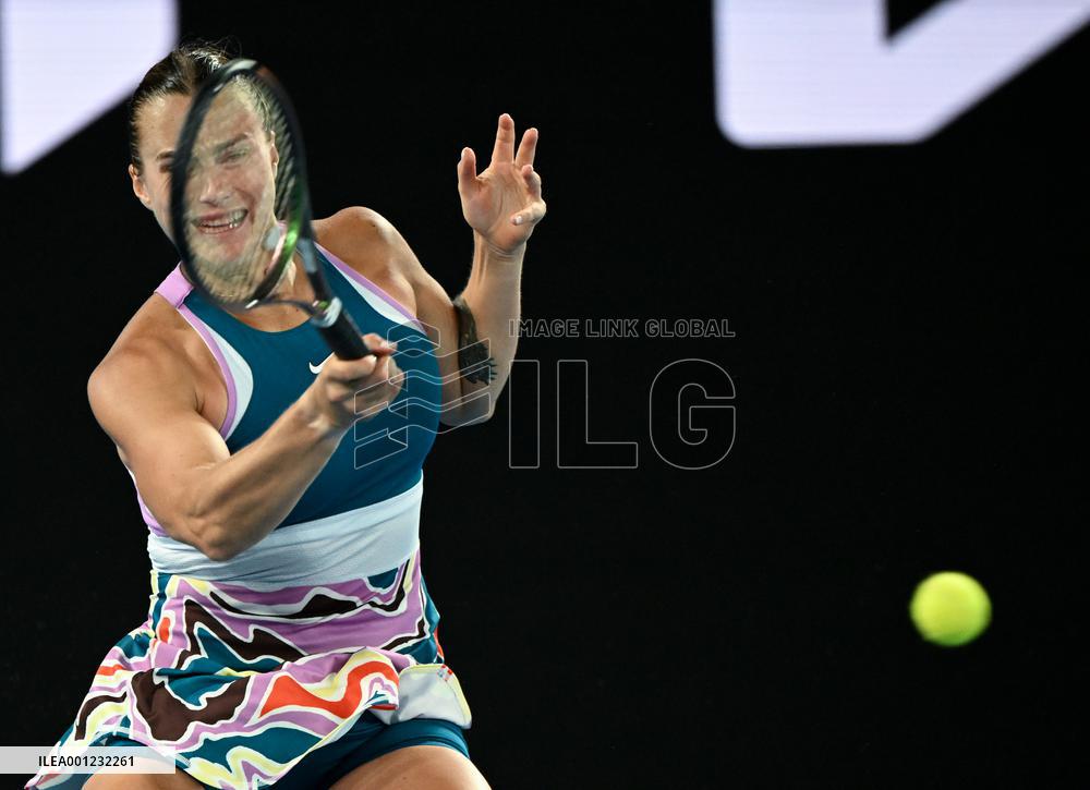 (SP)AUSTRALIA-MELBOURNE-TENNIS-AUSTRALIAN OPEN-WOMEN'S SINGLES-SEMIFINAL