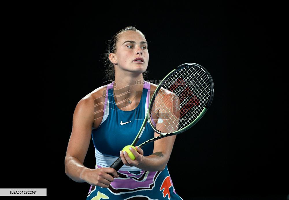 (SP)AUSTRALIA-MELBOURNE-TENNIS-AUSTRALIAN OPEN-WOMEN'S SINGLES-SEMIFINAL